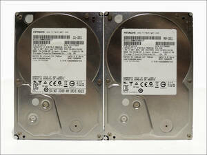 HITACHI 3.5インチHDD HDS723020BLA642 2TB SATA 2台セット #11111