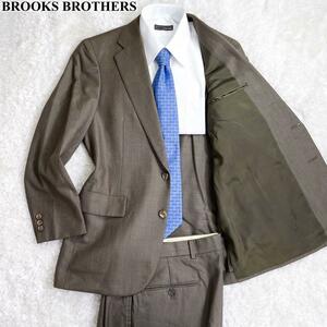 美品 BROOKS BROTHERS スーツ セットアップ 背抜き グレー