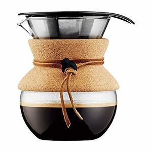 BODUM ボダム POUR OVER プアオーバー ドリップコーヒーメーカー (ステンレスフィルター付き) 500ml