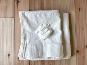 【2枚組】無印良品 綿洗いざらし平織ノンプリーツカーテン（オフ白）100×135cm