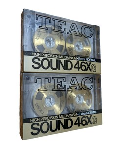 激レア　希少　 新品未使用　未開封 TEAC SOUND 46XG ノーマルポジション　ハイポジ　 高音質オープンリール風カセットテープ　ティアック