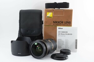 Nikon AF-S Nikkor 24-70mm F/2.8 G N ニコンFマウント用 交換レンズ 元箱付き