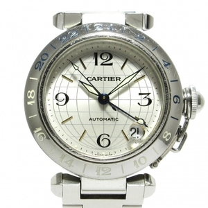 Cartier(カルティエ) 腕時計 パシャCメリディアンGMT W31029M7 ボーイズ SS シルバー