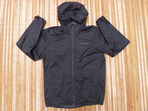 USED 美品 adidas 薄地・超軽量 MULTI WP TERRX JKT JP/2XO BLACK