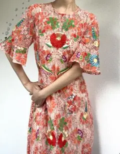 超美品！Vivienne Tam オリエンタル　刺繍　ロング　ワンピース