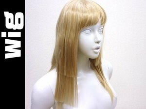 限定1 ウィッグ【9】ロング ストレート ブロンド ヘアーアクセサリー ファッション小物 カツラ コスプレ パーティ マネキンに/22