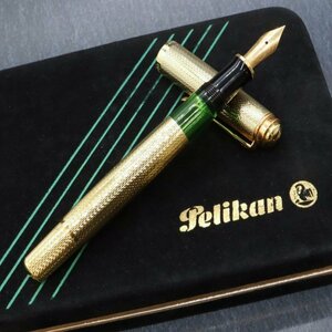 (18C) Pelikan ペリカン 万年筆 ペン先18C750 計1点 ※ネーム入り/筆記未確認 ◆おたからや【Y-A56907】同梱-2