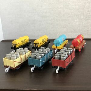 ■プラレール トーマス 貨車 タンク車 ミルクタンク グラグラ セット まとめて/39-2-11