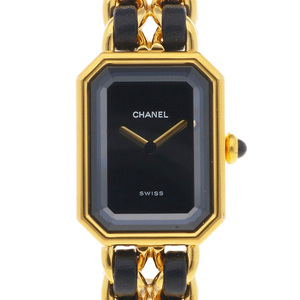 シャネル プルミエール L 腕時計 時計 GP H0001 クオーツ レディース 1年保証 CHANEL 中古