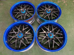 RACING SPARCO 15インチ 15X6.5J +32 PCD 114.3/100/4H 中古4本 スパルコ