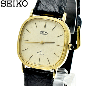 SEIKO セイコー ドルチェ 14K 9441-5030 QZ クォーツ レディース腕時計 ゴールド