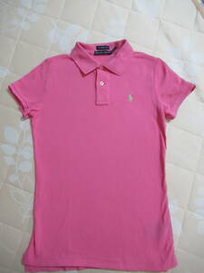 ラルフローレン　ポロシャツ　S　１６０　ピンク