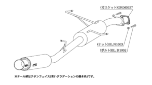 自動車関連業者直送限定 柿本 マフラー GTbox 06&S TOYOTA ノア (エアロバンパーグレード) AZR60G 2.0_NA 2WD(FF) (T42361)