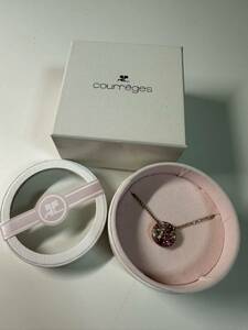 〇 courreges クレージュ レディース ゴールド ネックレス ケース付き