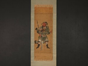 【模写】【伝来】sh9481 関羽図 在印 三国志 中国画