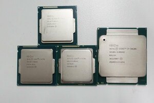 【BIOS起動OKジャンク含む】4個set Intel CPU i7-4770/4790K/i7-5820K/PCパーツ インテル デスク用 クリックポスト N051603
