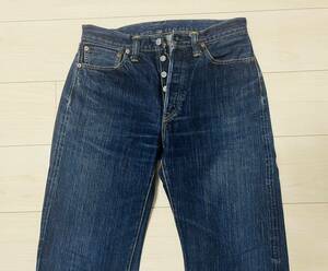 初期フラットヘッド5005XX W31 ジーンズ リーバイス デニムパンツ デニム インディゴ Levi’s 501XX FLATHEAD カモメステッチ