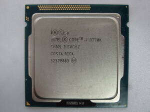 ★Intel /CPU Core i7-3770K 3.50GHz 起動確認済み！★ジャンク！！