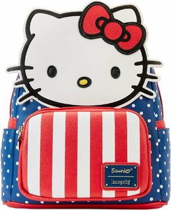 日本未発売 ハローキティ アメリカン ミニバックパック Loungefly Hello Kitty Patriotic Mini Backpack