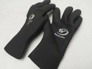 WorldDive ワールドダイブ ウィンターグローブ 3mm サイズ:L グローブ 表メッシュスキン/裏起毛 ランク:AA ダイビング用品 [3FQ-58649]