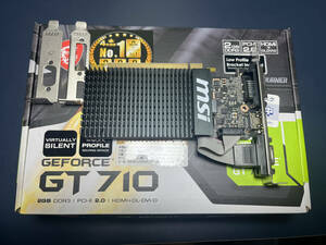 MSI GeForce GT710 GDDR3 2GB グラフィックスボード