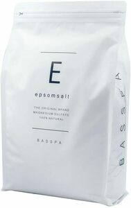 BASSPA エプソムソルト 硫酸マグネシウム 入浴剤 計量スプーン付き 純度99％以上 無香料 (3kg)