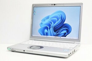 1円スタート ノートパソコン Windows11 Panasonic レッツノート CF-SV7 メモリ8GB 第8世代 Core i5 SSD256GB Windows10 12.1 カメラ