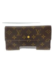 LOUIS VUITTON◆ポルト・トレゾール・インターナショナル_モノグラム・キャンバス_BRW/PVC/BRW/メンズ