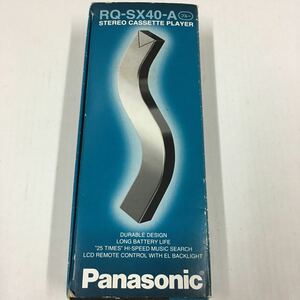 Panasonic RQ-SX4-A カセットプレーヤー ブルー　年代物