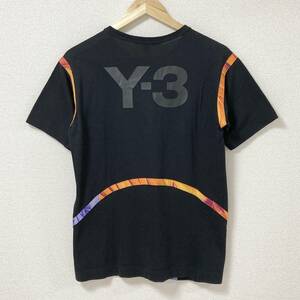 Y-3 ワイスリー 鹿子 ロゴ 半袖 Tシャツ ブラック XSサイズ adidas Yohji Yamamoto カットソー Tee ユニフォーム archive 4030216