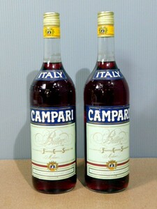 CAMPARI 1000ml アルコール24％　旧ラベル　2本　未開栓