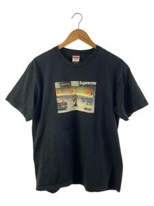 Supreme◆21AW/Thrasher Game Tee/Tシャツ/M/コットン/BLK/プリント