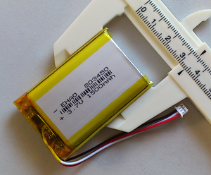 リポ　バッテリー　3pinコネクター付き　3.7V　1500mAh　803450（8 x 34 x 52mm）