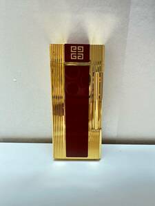 ＃832【現状保管品】GIVENCHY 2000 ジバンシー ローラーガスライター ゴールド レッド バイカラー 喫煙具