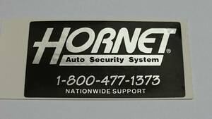 正規品 純正品 セキュリティー付属品 同梱可 非売品 HORNET ホーネット ステッカー 本物なので防犯効果に期待できます ダミー用にも 保管品