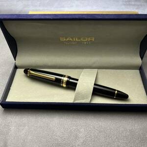 セーラー ペン先 21K 吸入式 万年筆 ブラック × ゴールドカラー 1911 筆記用具 文房具 文具 日本製 小物 SAILOR
