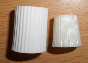 キャップ プラスチック製 ホワイト 蓋 白色 中古 2個