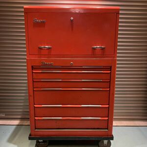 美品 Snap-on スナップオン 1968年製 ヴィンテージ 旧ロゴ ツールボックス 引き取り限定KRA-307A 検）Mac TOOLS 工具箱 マックツール