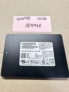 SD0176【中古動作品】SAMSUNG 内蔵 SSD 512GB /SATA 2.5インチ動作確認済み 使用時間18710H