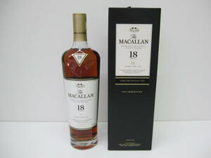 507 酒祭 洋酒祭 マッカラン 18年 シェリー オーク カスク 2023年 700ml 43% 未開栓 長期保管品 The MACALLAN SHERRY OAK CASK 箱付き