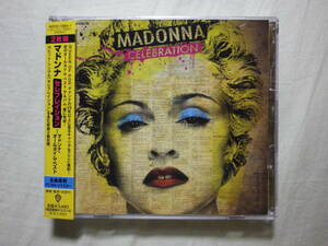 『Madonna/Celebration(2009)』(2CD,リマスター音源,2009年発売,WPCR-13680/1,国内盤帯付,歌詞対訳付,ベスト・アルバム,Vogue,Burning Up)