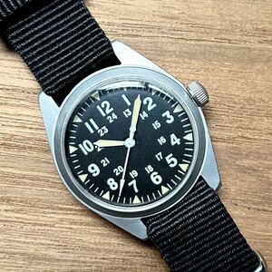 GG-W-113 ベンラス ブローバ ミリタリー アンティーク 手巻き ビンテージ ベトナム戦争 腕時計ミリタリーウォッチ 稼働品 機械式 軍用時計 