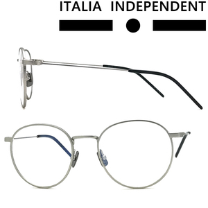 ITALIA INDEPENDENT イタリア インディペンデント ブランド メガネフレーム マットシルバー 眼鏡 II-5305-075-000