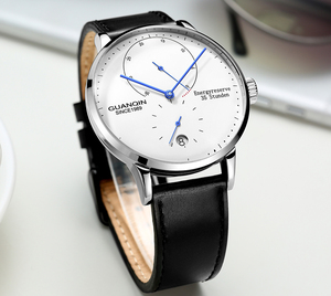 【日本未発売品】最落なし【GUANQIN】2019最新モデル 腕時計Luxury stainless steel Wrist NOMOS Glashtteオマージュ