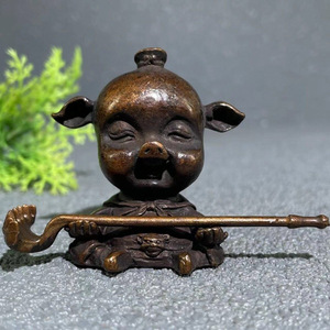 『館蔵珍品 銅製 天蓬元帥像』置物 賞物 貴重物品 収蔵品 中国古美術