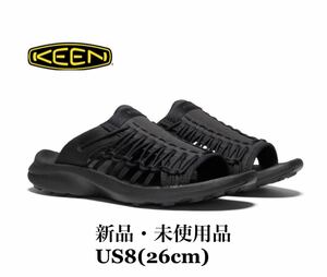 KEEN キーン UNEEK SNK SLIDE ユニーク スニーク スライド サンダル ブラック レジャー アウトドア US8