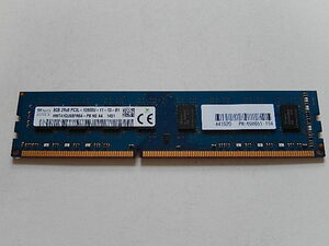 メモリ デスクトップパソコン用 SK hynix 低電圧 1.35V DDR3L-1600 PC3L-12800 8GB 起動確認済みです