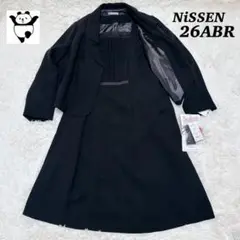 【新品タグ付】nissen ワンピースセットアップ　ノーカラー　冠婚葬祭　黒