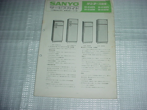 1971年12月　SANYO　冷蔵庫　SR-8160FS/8180FS/8160W/8180W/のサービスガイド