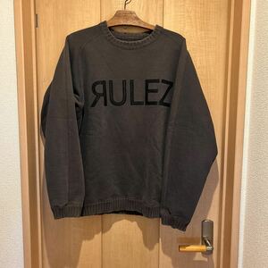 レア ネクサス7初期 スウェット Nexus7 アーカイブ stussy グレー ロゴ トレーナー カウズ NEXUSVII old